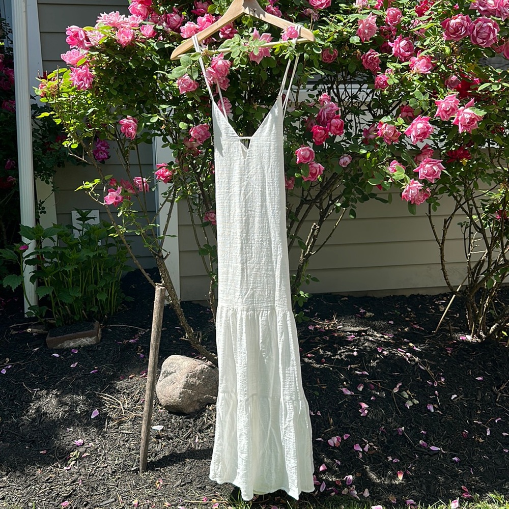 White sun dress